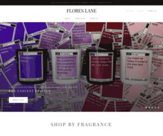 Shopfloreslane.com(Flores Lane) Screenshot