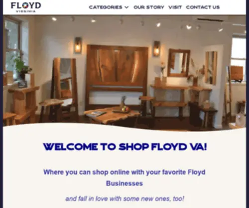 Shopfloydva.com(Shop Floyd Virginia) Screenshot