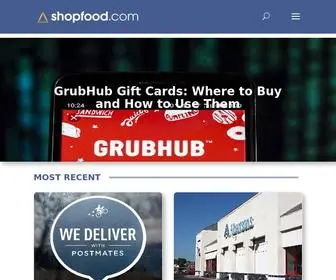Shopfood.com(Food Shopping Resources) Screenshot