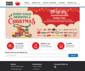 Shopfoodking.com(Food King Supermarket) Screenshot