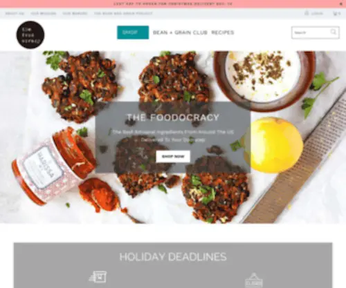 Shopfoodocracy.com(Small Batch Food) Screenshot