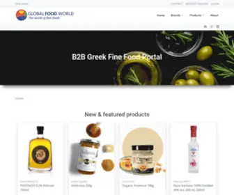 Shopfoodworld.com(Global Food World) Screenshot