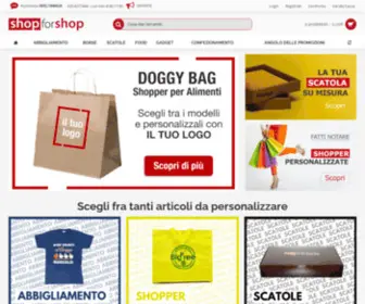 Shopforshop.it(Borse di carta personalizzate) Screenshot