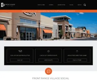 Shopfrontrangevillage.com(Front Range Village) Screenshot