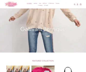 Shopgallivantboutique.com(Shop Gallivant Boutique) Screenshot