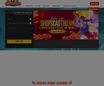 Shopgcaothu.vn(Shop Bán Nick Liên Quân Uy Tín Số 1 Hàng Đầu VN) Screenshot