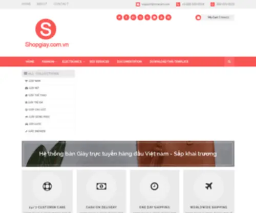 Shopgiay.com.vn(Hệ thống bán Giày trực tuyến) Screenshot