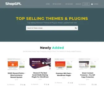 Shopgpl.com(Buy Top Selling Wordpress Themes & Plugins) Screenshot