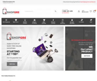 Shopgre.com(Online Retail Store) Screenshot