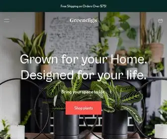 Shopgreendigs.com(GREENDIGS Helps you grow) Screenshot