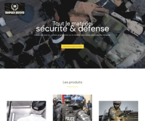 Shopgun-Defense.com(Boutique d'auto) Screenshot