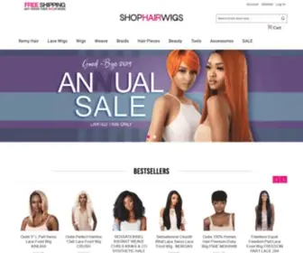 Shophairwigs.com(Lace Front Wig) Screenshot