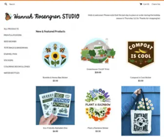Shophannahrosengren.com(Shop Hannah Rosengren Studio) Screenshot