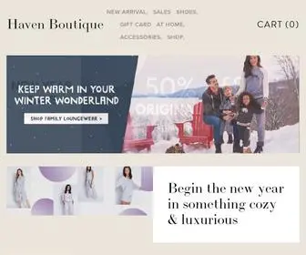 Shophavenboutique.com(Haven Boutique) Screenshot