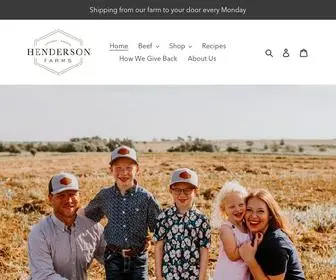 Shophendersonfarms.com(Henderson Farms) Screenshot