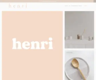 Shophenri.co(Henri) Screenshot