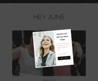 Shopheyjune.com(Hey June) Screenshot