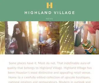 Shophighlandvillage.com(Highland Village) Screenshot
