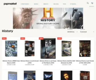 Shophistorystore.com(History Channel) Screenshot