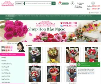 Shophoabaongoc.com(Shop Hoa Bảo Ngọc) Screenshot