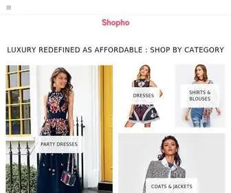 Shopho.co(Shopify Template) Screenshot