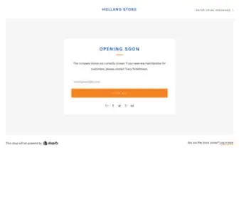 ShophollandStore.com(Holland Store) Screenshot