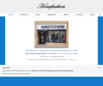 Shophorsefeathers.com(ShopHorsefeathers Inc) Screenshot