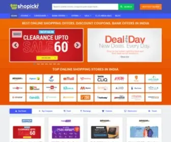 Shopickr.com(Coupons, Deals, Offers, Promos) Screenshot