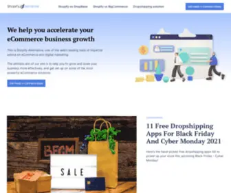 Shopify-Alternative.com(Shopify Alternatives) Screenshot