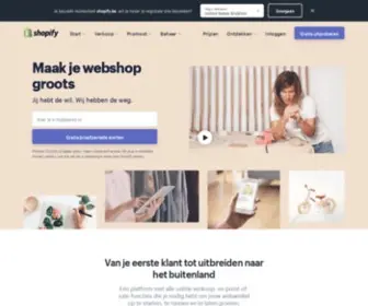 Shopify.be(Shopify) Screenshot