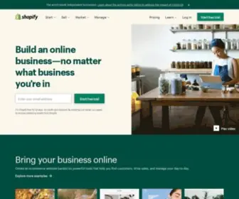 Shopify.co.id(Best eCommerce Software for Your Business) Screenshot