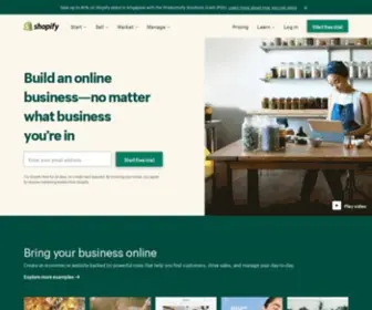 Shopify.com.sg(Shopify is a powerful ecommerce website solution) Screenshot