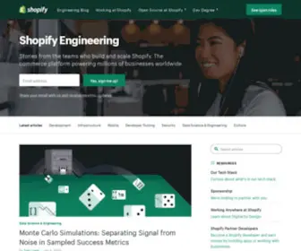 Shopify.engineering(Shopify Engineering) Screenshot