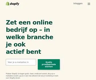 Shopify.nl(Shopify Nederland) Screenshot