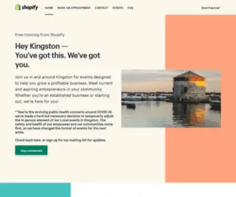 Shopifykingston.ca(Shopify Local Kingston) Screenshot