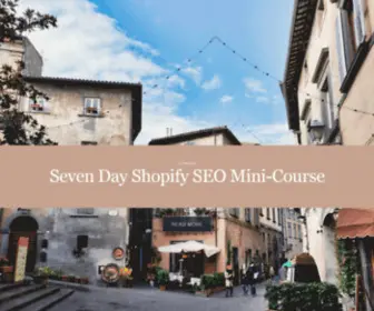 Shopifytraining.com(Shopify Training) Screenshot