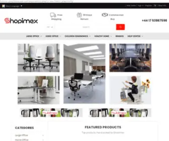 Shopimex.com(Ergonomic Office and Work Furniture) Screenshot