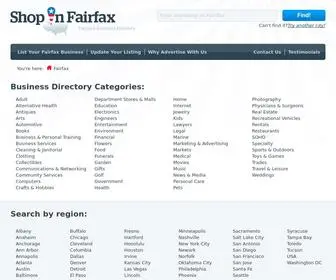 Shopinfairfax.com(Fairfax Business Directory) Screenshot