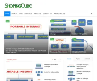 Shopingcube.com(This is a Technology related website. You will be find your best solutions from here. ShopingCube) Screenshot