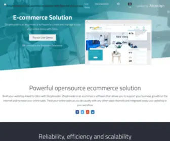 Shopinvader.com(Design easily your online store with ShopInvader and Odoo. The Shopinvader CMS) Screenshot