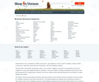 Shopinvernon.com(Vernon Business Directory) Screenshot