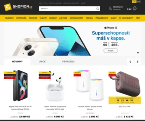 Shopion-Demo.cz(Shopion Demo) Screenshot