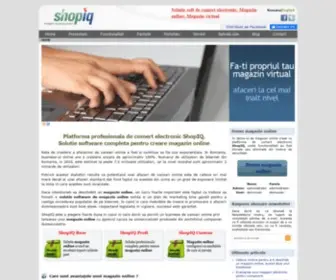 Shopiq.ro(Solutie software pentru creare magazin online) Screenshot