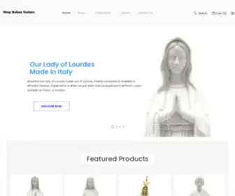 Shopitalianstatues.com(Catholic Religious Italian Statues Figurines Vittoria Collection Italy) Screenshot