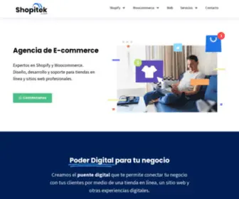 Shopitek.com(Agencia de E) Screenshot