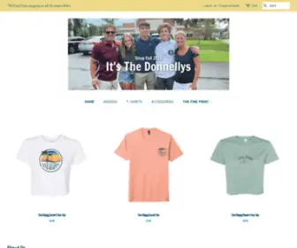 Shopitsthedonnellys.com(Its The Donnellys Store) Screenshot