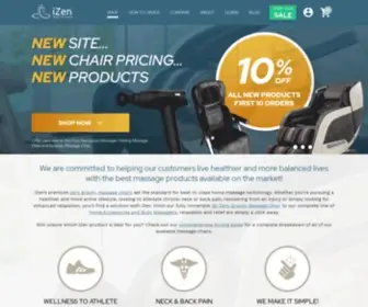 Shopizen.com(Massage Chairs) Screenshot