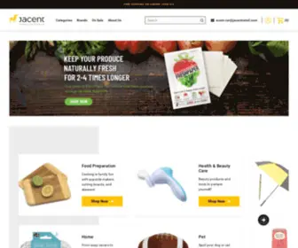 Shopjacent.com(Jacent Retail) Screenshot