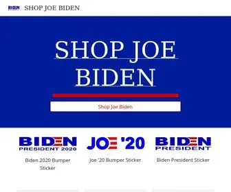 Shopjoebiden.com(SHOP JOE BIDEN) Screenshot