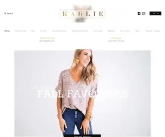 Shopkarlie.com(Shop Karlie) Screenshot